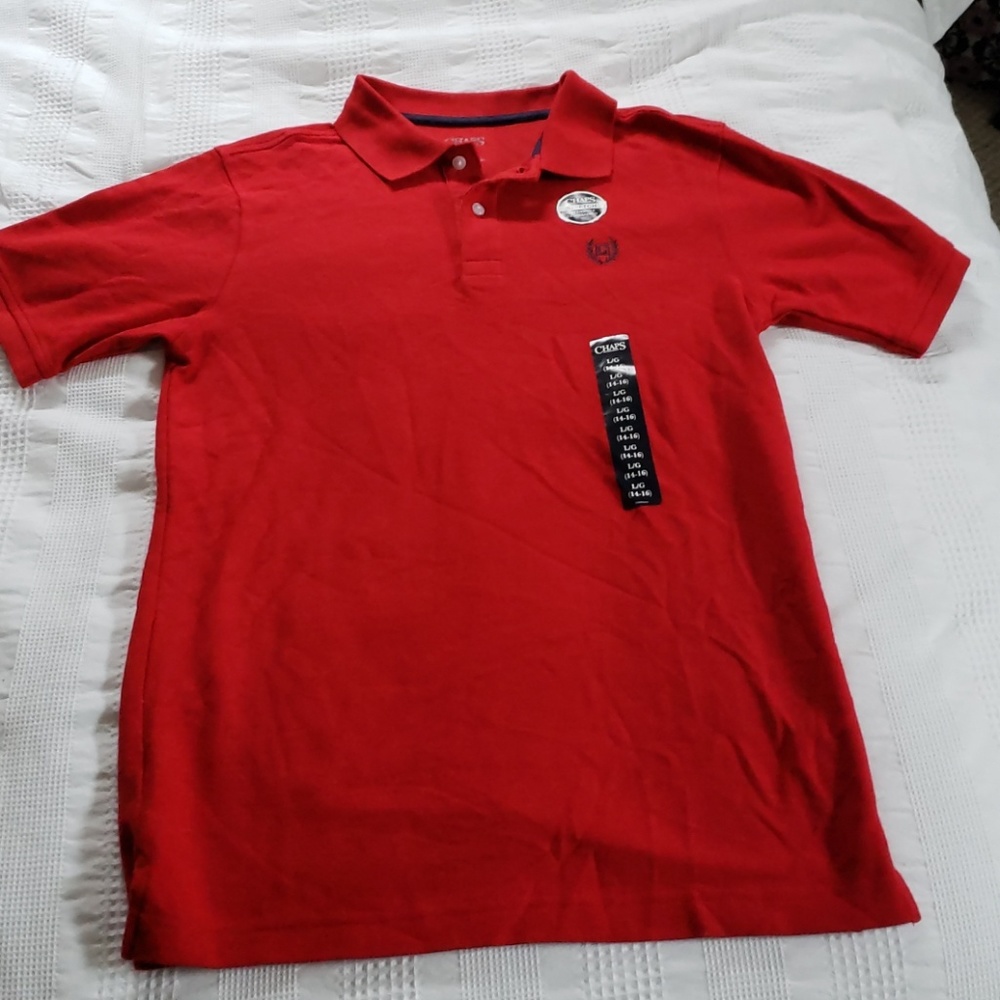 Boy's Red Chaps Polo